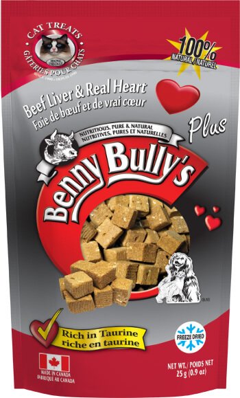 Benny Bully's Beef Liver Plus Heart Cat Treats (4790014902331)