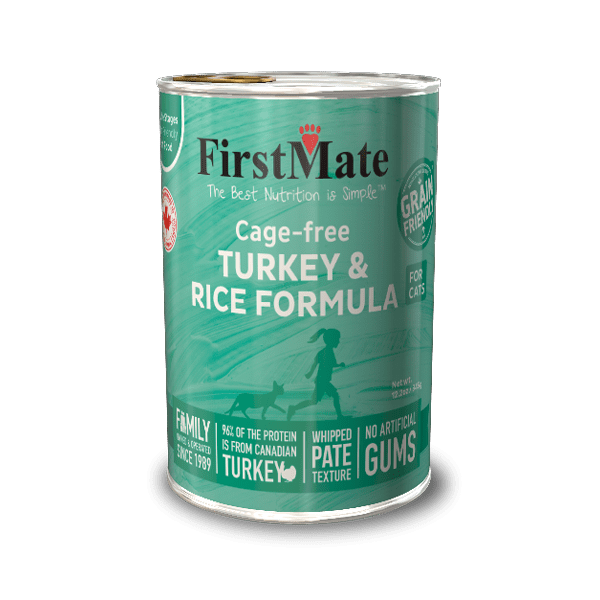 First Mate Cage-Free Turkey & Rice for Cats