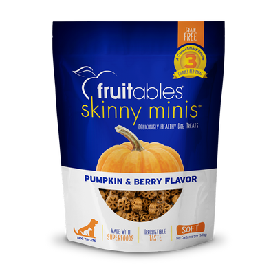 Fruitables Skinny Minis Pumpkin & Berry Dog Treats