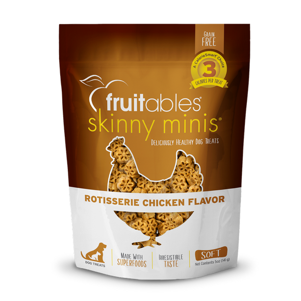 Fruitables Skinny Minis Rotisserie Chicken Dog Treats