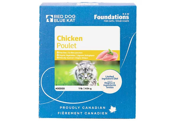 Red Dog Blue Kat Cat Foundations Chicken