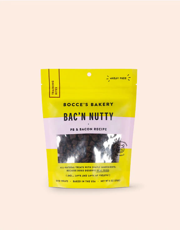 Bocce's Bakery Training Bites Bac'N Nutty