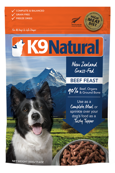 K9 Natural Beef Feast Freeze Dried (4699837464635)