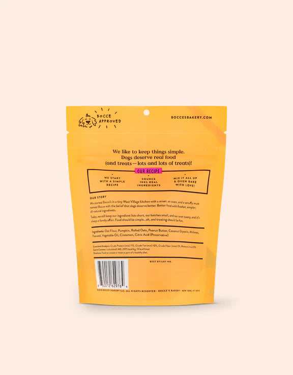 Bocce's Bakery Pumpkin Spice Soft & Chewy DSB FINAL SALE