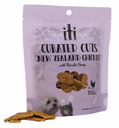 iti Curated Cuts Chicken with Manuka Honey Air-Dried Treat for Dogs & Cats
