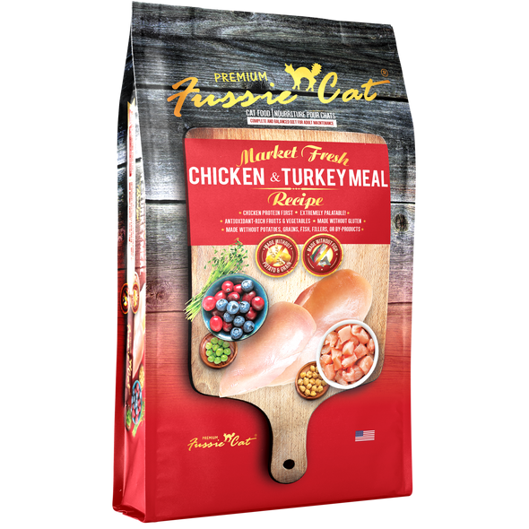 Fussie Cat Market Fresh Chicken and Turkey Meal