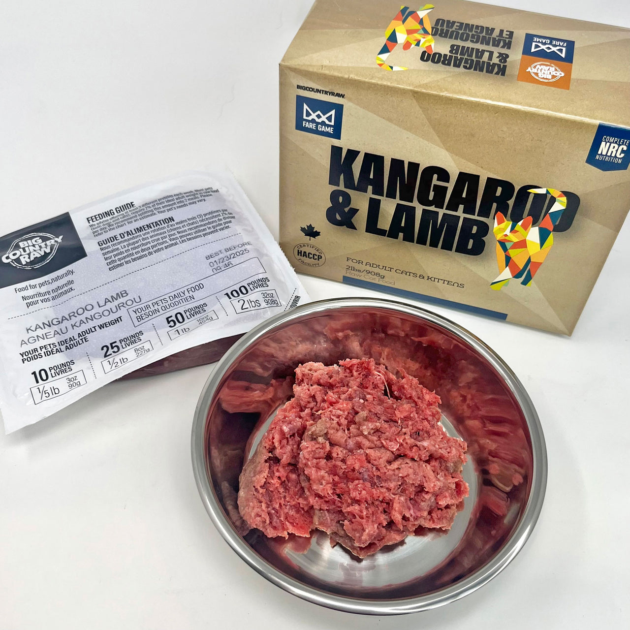 Big Country Raw Fare Game Kangaroo & Lamb