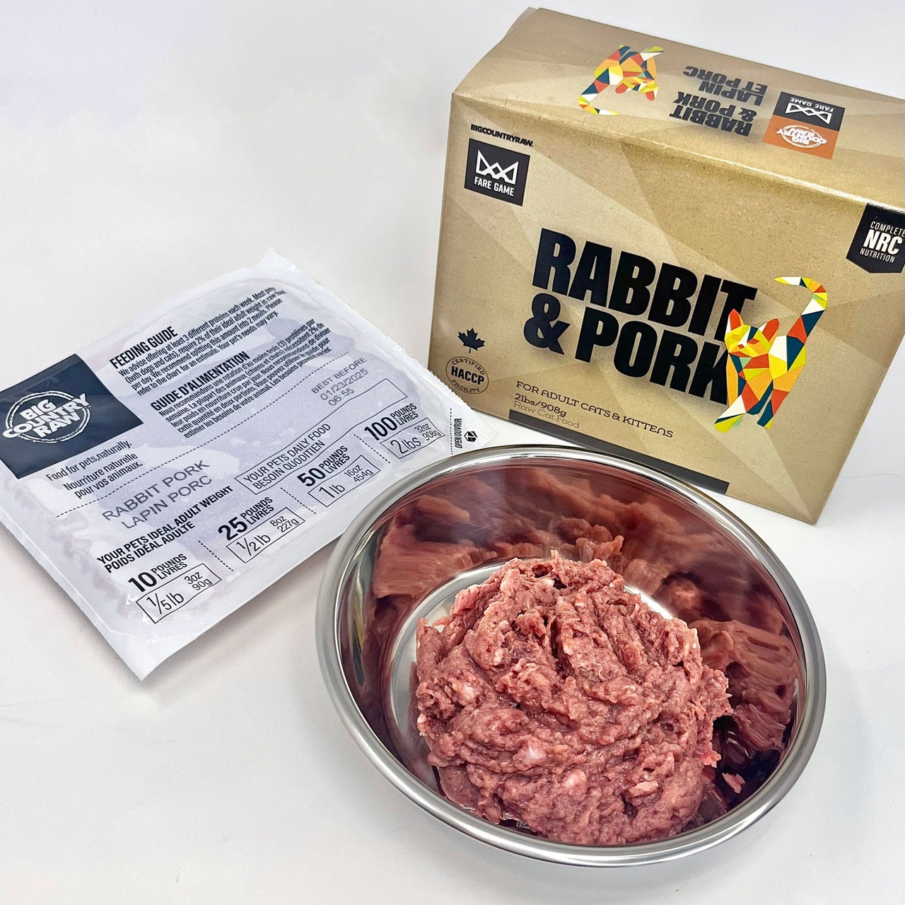Big Country Raw Fare Game Rabbit & Pork