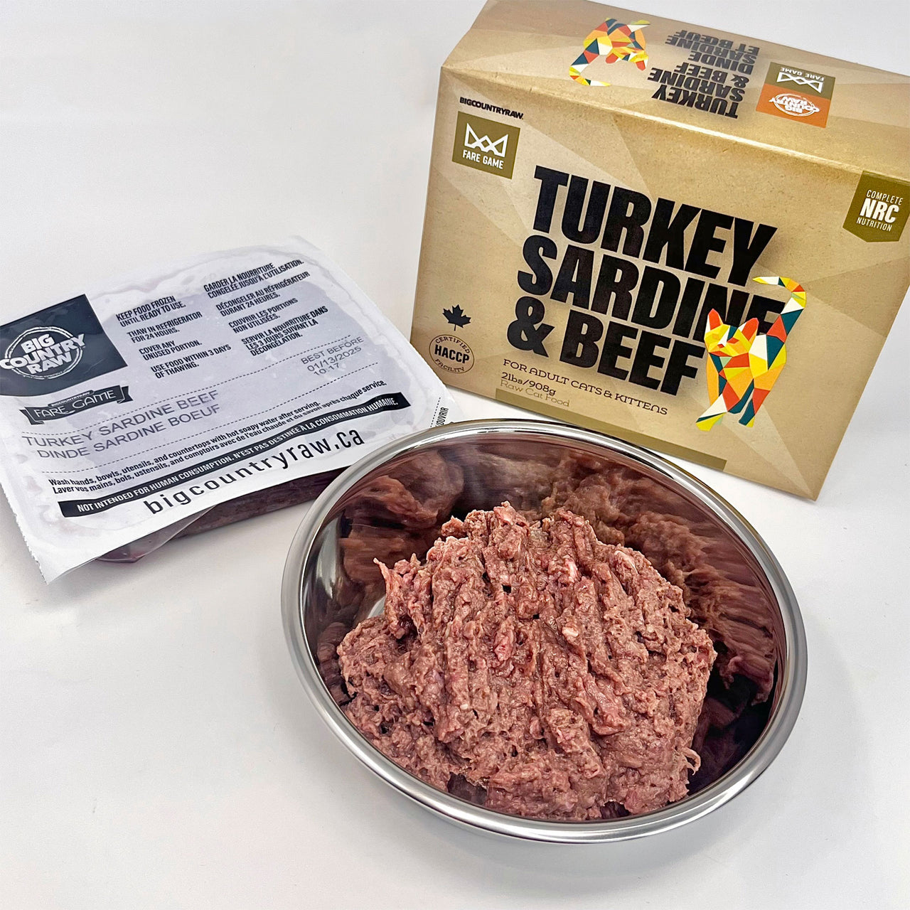 Big Country Raw Fare Game Turkey & Sardines with Beef *SPECIAL ORDER*