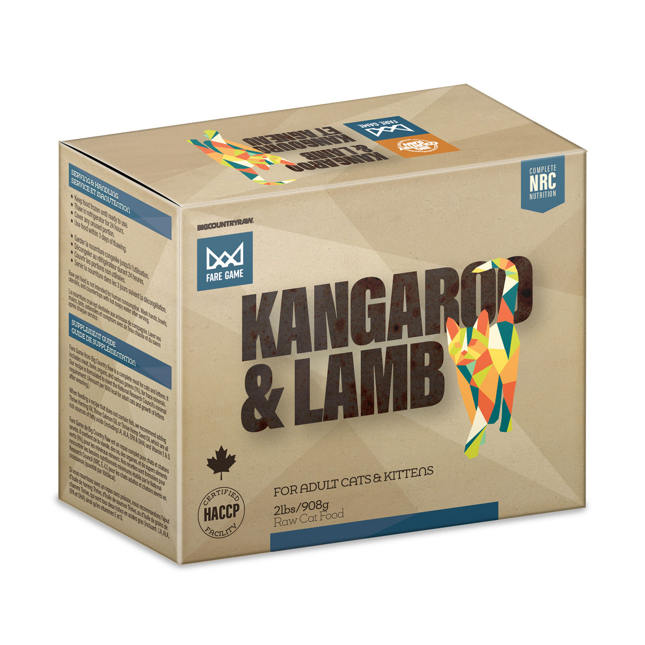 Big Country Raw Kangaroo & Lamb Fare Game