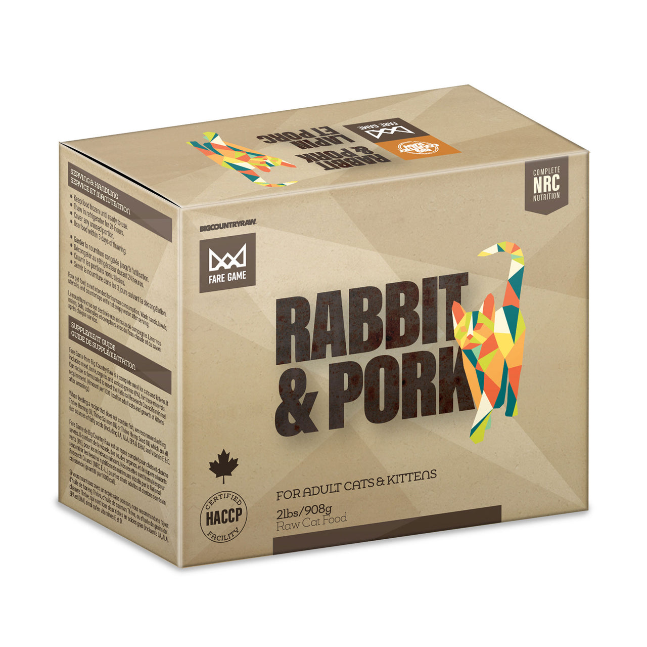 Big Country Raw Fare Game Rabbit & Pork
