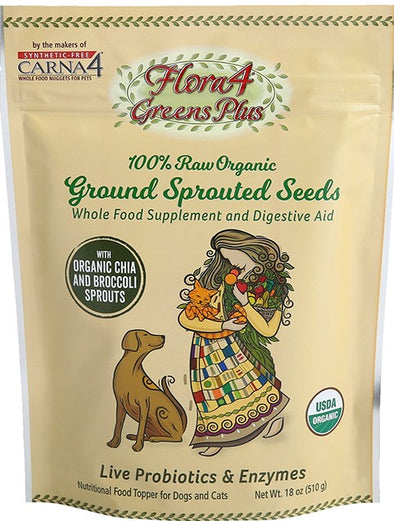 Carna4 Flora4 Greens Plus Sprouted Seeds