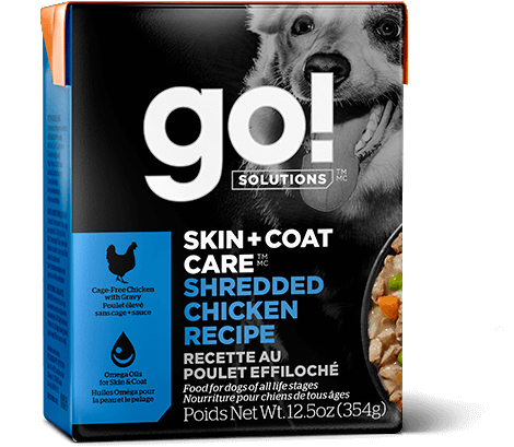 GO! Solutions Skin & Coat Care Shredded Chicken Recipe for Dogs