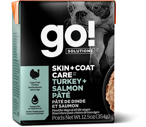 Go! Dog Tetra Skin & Coat Turkey & Salmon Pate