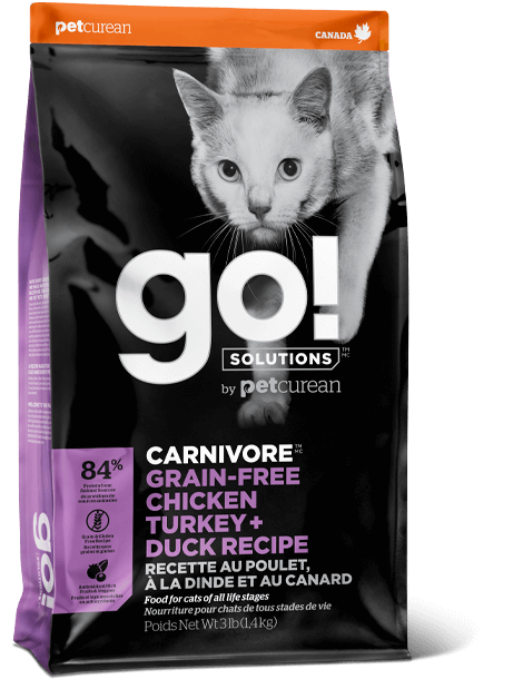 GO! Carnivore Grain Free Chicken, Turkey & Duck for Cats (4687511650363)