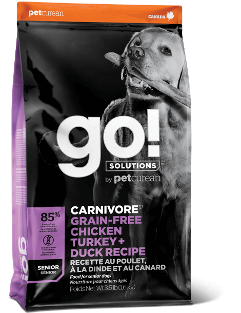 GO! Carnivore Grain-Free Chicken, Turkey & Duck Senior for Dogs (4687339356219)