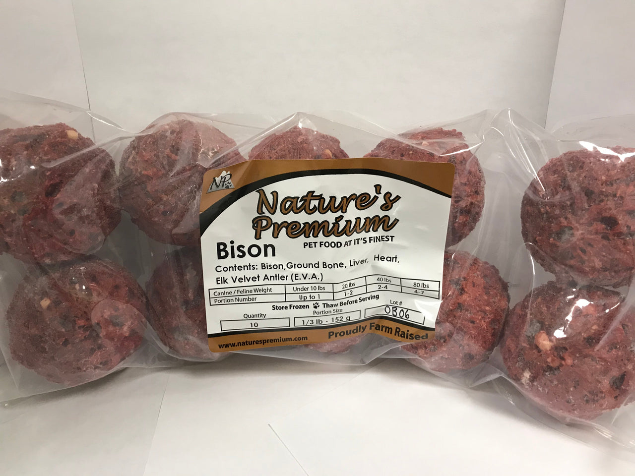 Nature's Premium Bison Muffins (4748627705915)