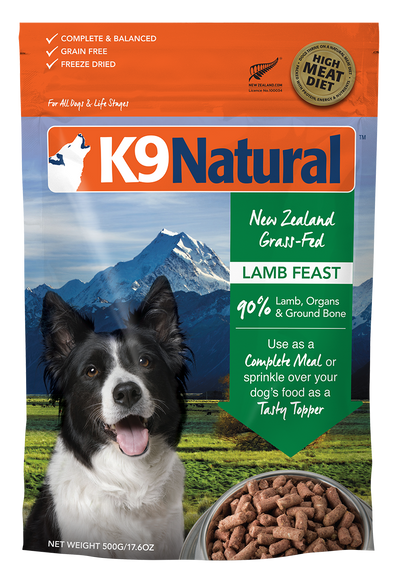 K9 Natural Lamb Feast Freeze Dried (4699838840891)