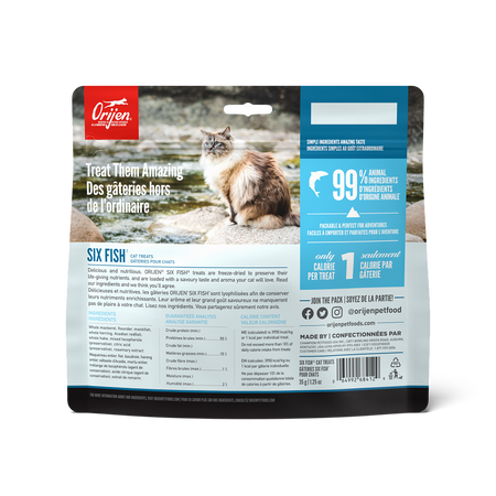 Orijen Six Fish Freeze Dried Cat Treats *SPECIAL ORDER*