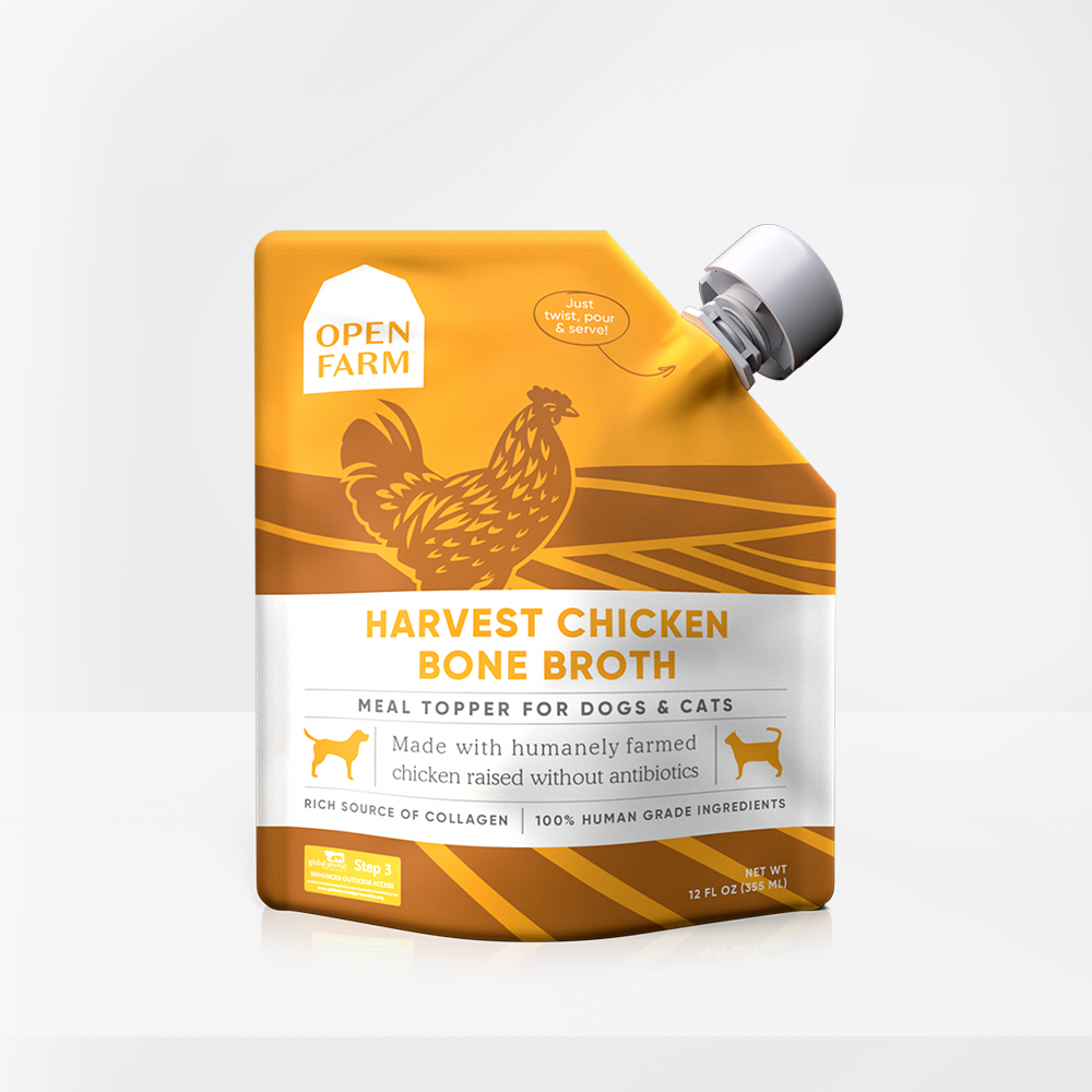 Open Farm Harvest Chicken Bone Broth Bon A Pet Treat Pet Store
