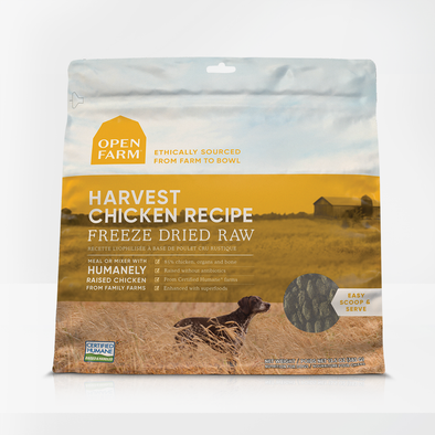 Open Farm Harvest Chicken Freeze Dried for Dogs (4699784446011)