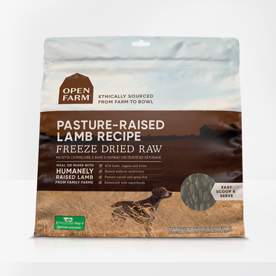 Open Farm Pasture-Raised Lamb Freeze Dried for Dogs (4699790475323)