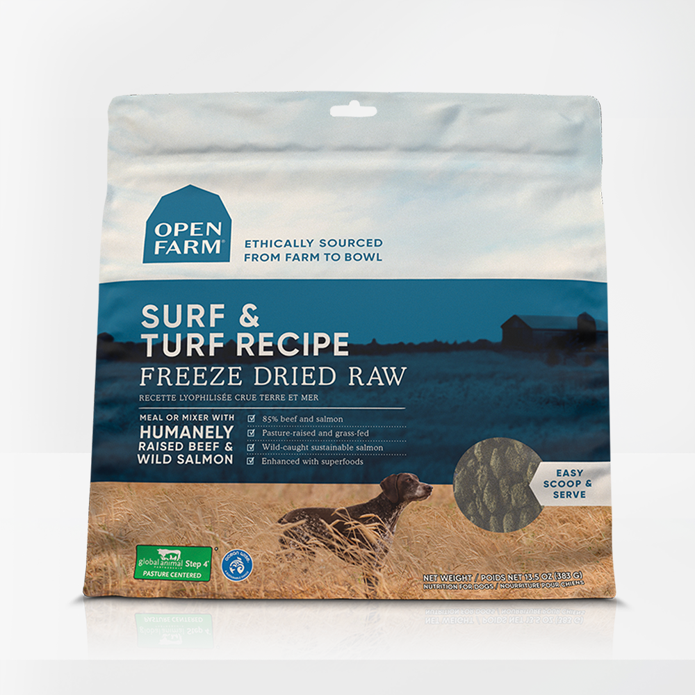 Open Farm Surf & Turf Freeze Dried for Dogs (4699778515003)