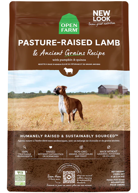 Open Farm Pasture Raised Lamb & Ancient Grain for Dogs