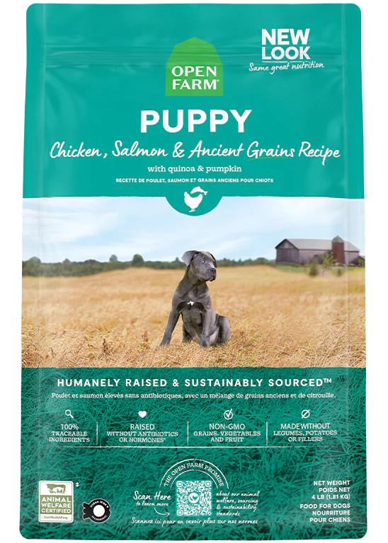 Open Farm Dog Ancient Grains Puppy Chicken & Salmon