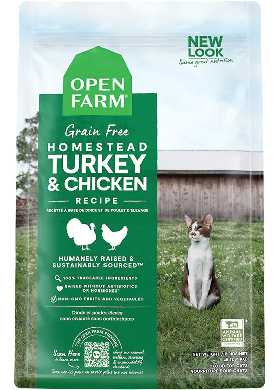 Open Farm Homestead Turkey & Chicken for Cats
