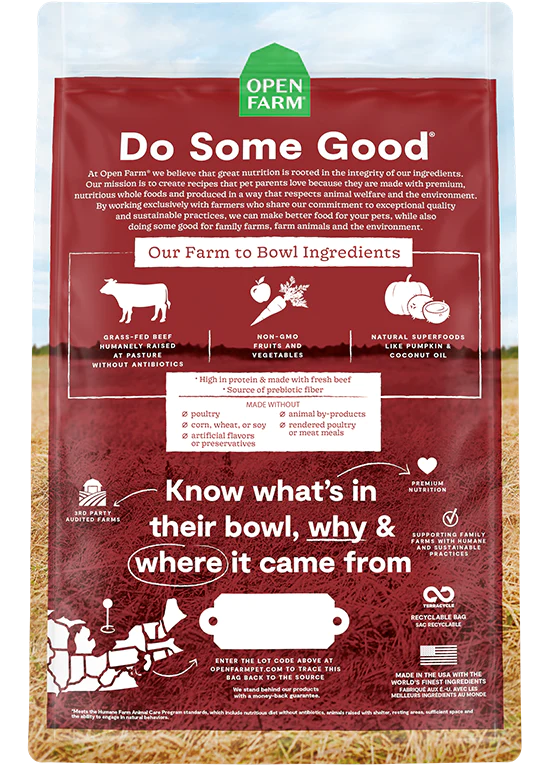 Open Farm Grass-Fed Beef for Dogs