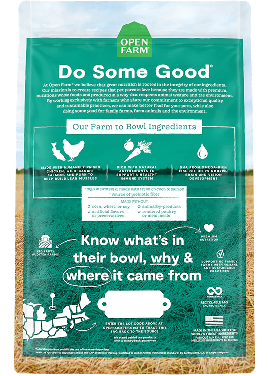 Open Farm Grain-Free Recipe for Puppies