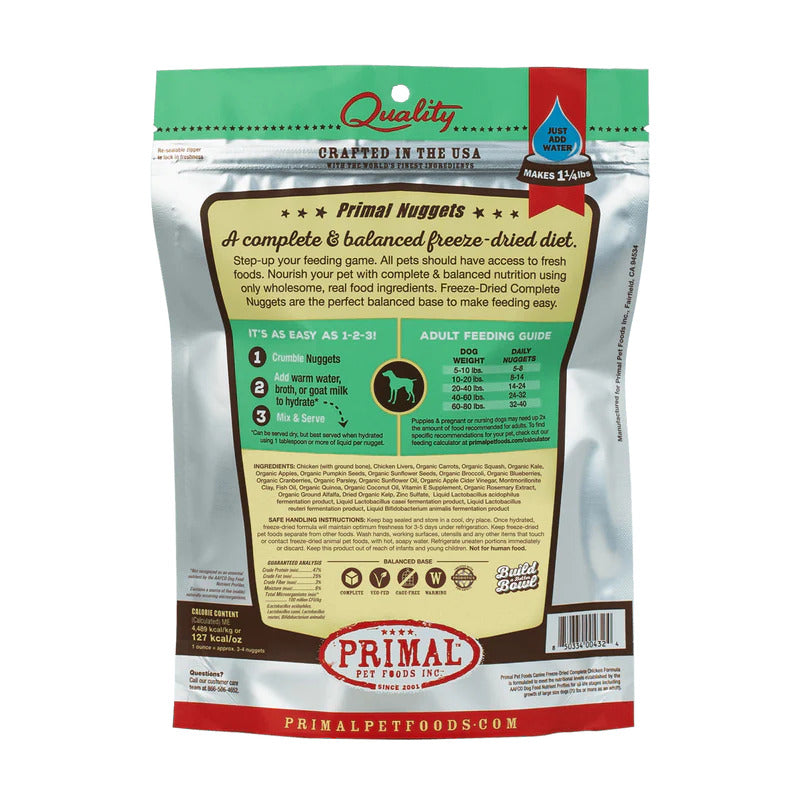 Primal Freeze-Dried Chicken for Dogs *SPECIAL ORDER*