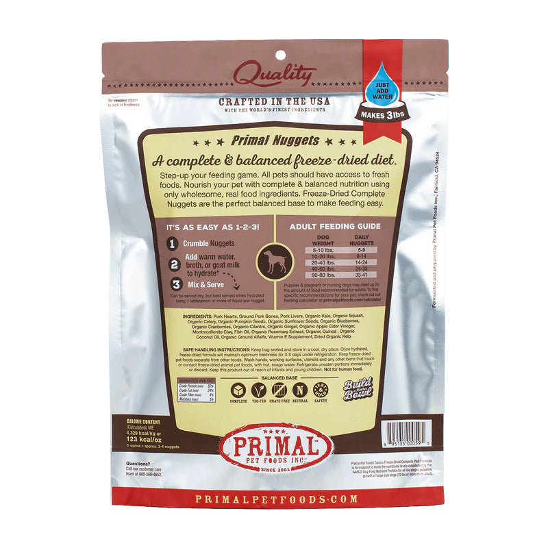 Primal Freeze-Dried Pork for Dogs *SPECIAL ORDER*