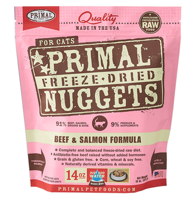Primal Freeze-Dried Beef & Salmon for Cats (4705148338235)
