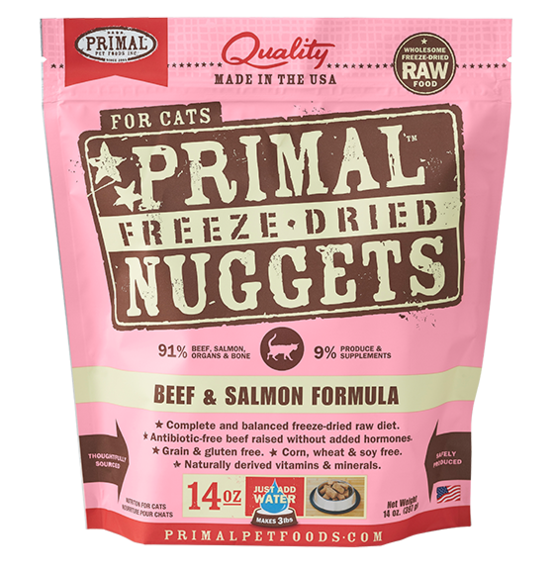 Primal Freeze-Dried Beef & Salmon for Cats (4705148338235)