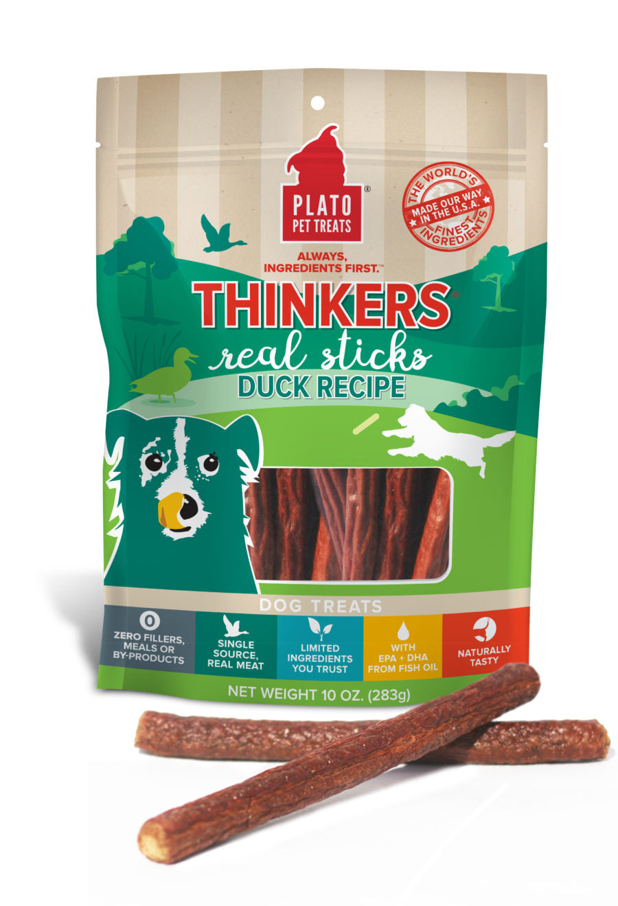 Plato Thinker Duck Meat Sticks (4832390217787)
