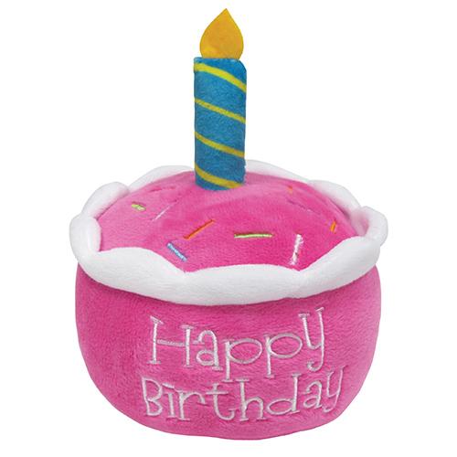 foufou fouFit Dog Toy Birthday Cake Plush