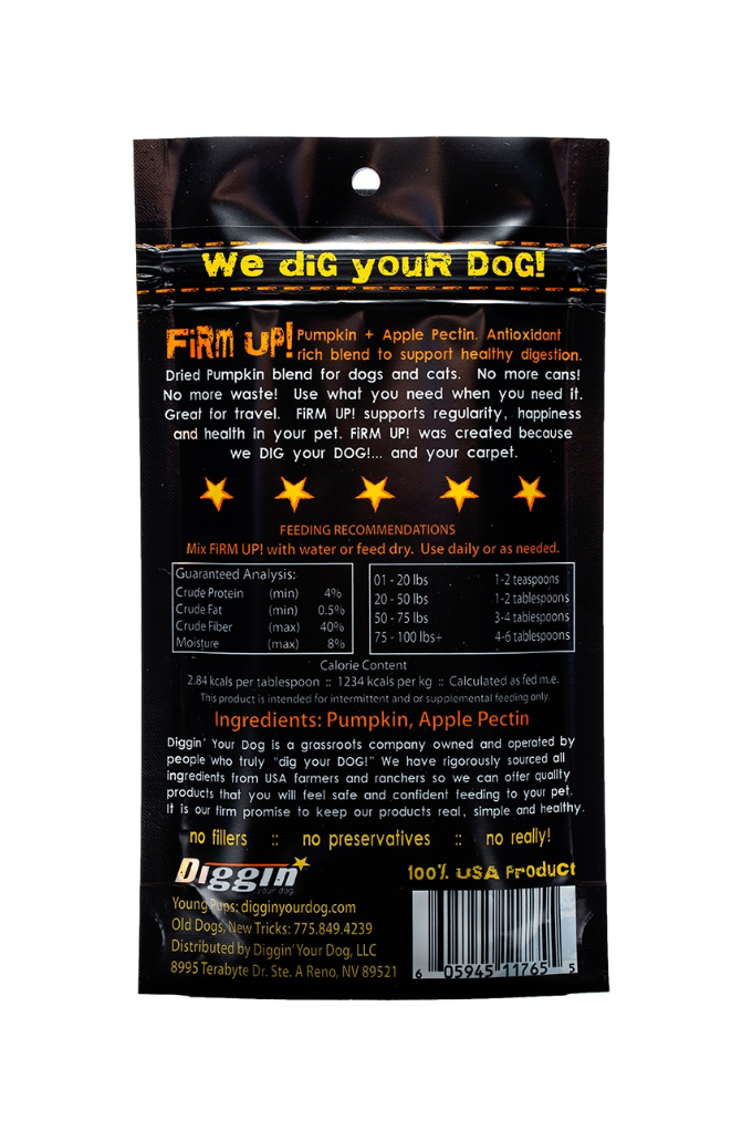 Diggin Your Dog Firm Up