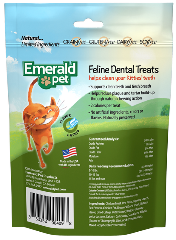 Emerald Pet Catnip Dental Treats (4834118926395)