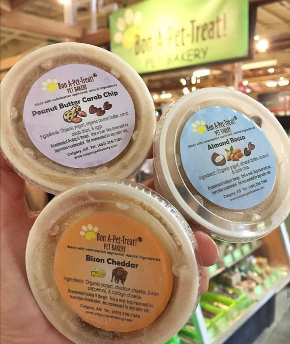 Bison Cheddar Doggie Ice Cream Bon APetTreat! Pet Store & Bakery