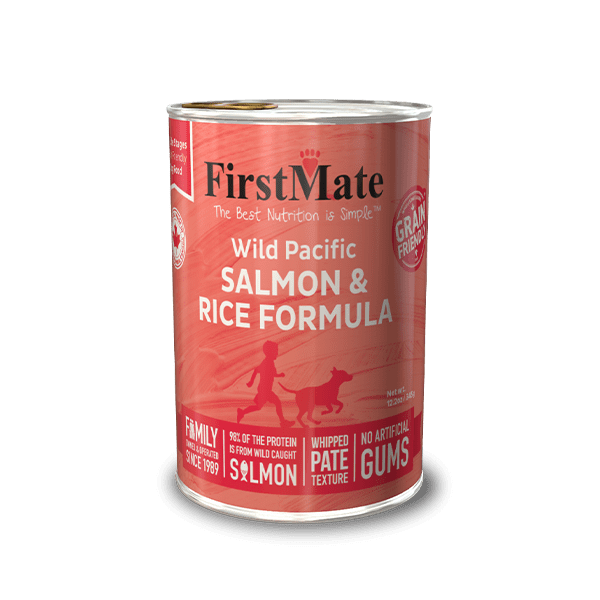 First Mate Dog Can Salmon & Rice