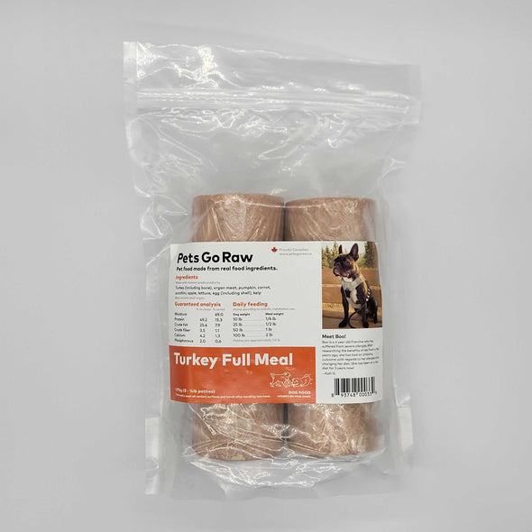 Pets Go Raw Turkey Full Meal