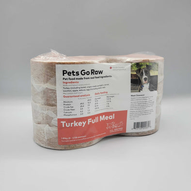 Pets Go Raw Turkey Full Meal