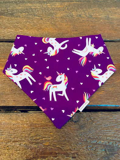 Coconut Collars Unicorn Hearts Bandana
