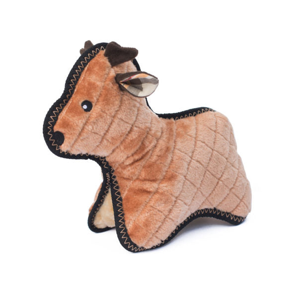 ZippyPaws Dog Toy Holiday Z-Stitch Grunterz Reindeer