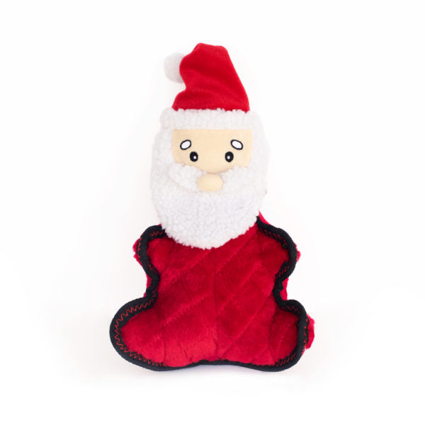 ZippyPaws Dog Toy Holiday Z-Stitch Grunterz Santa