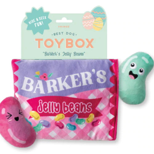 Fringe Dog Toy Barkers Jelly Beans Hide & Seek
