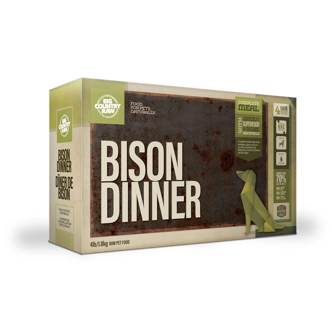 Big Country Raw Dinner Bison