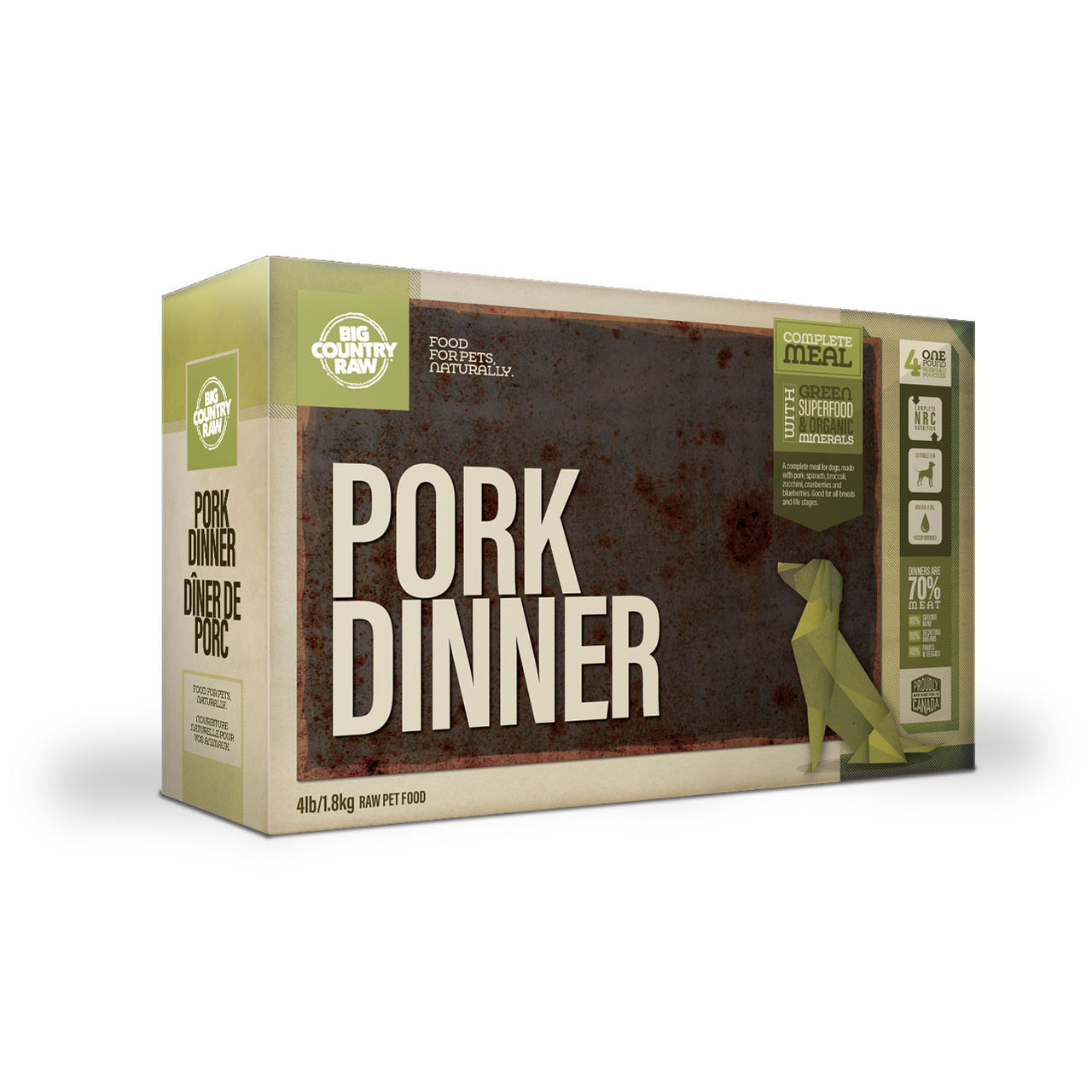 Big Country Raw Dinner Pork
